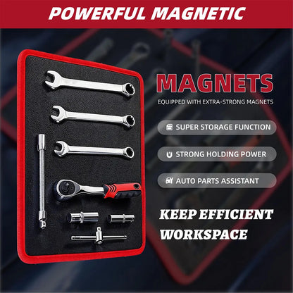 FlexMag™ Flexible Magnetic Tool Mat - Heavy Duty & Non-Slip.